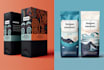 create label design package box design pouch bottle label