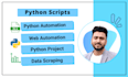 write python script, program, and bot