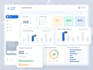 do dashboard design, web app, CRM and saas UI UX design in figma