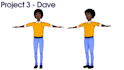 make a custom cartoony low poly character for your game