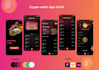design uiux or prototype wireframe mockup for mobile app