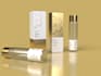 do modern cosmetic and skin care label and package design