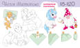 draw babies, toys and any childrens illustrations