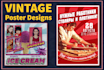 design graphics for ads media posts printed posters anything