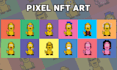 create high quality pixel nft art