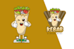 create character, cute, animal, food and cartoon mascot vector