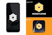 design modern mobile app logo or custom icons and favicon