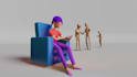 create a custom 3d animated explainer video