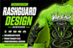 do custom rashguard design for MMA, bjj no gi
