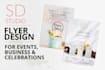 design a custom promotional flyer for your small business