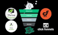 design, redesign or clone clickfunnels and systeme high converting sales funnel