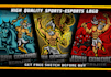 design gaming logo, esports, or sports