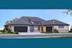 do high quality exterior 3d architectural render for US residential plan