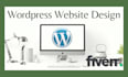 build wordpress blog website