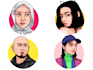 draw cartoon avatar from your photo