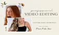 do video editing for youtube, weddings, and social media
