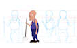 create 2d cartoon character design
