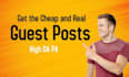 publish 10 guest posts on high da pa sites