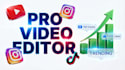 do professional youtube and social media video editing