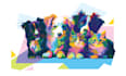 create a custom wpap pet portrait in colorful pop art
