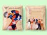 design creative poly mailer, kraft box and packaging bag