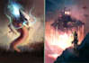 make a epic high fantasy illustration