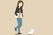 draw cute kawaii doodle illustrations for you