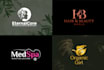 create beauty skincare yoga spa hair and luxury fashion logo