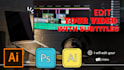 do professional video editing with stock photos