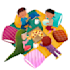 do children book illustration in this style no ai
