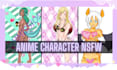 draw a nsfw character illustration in anime manga style
