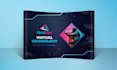 design professional backdrop or trade show banners