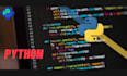 do python programming, python scripts ,python projects, python, c and cpp