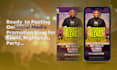 do animated motion event, party, dj club, birthday, night club poster flyer