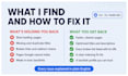 create a complete SEO audit and action plan