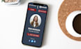 design non web clickable digital business card or vcard