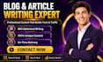 be your SEO website content writer, article and blog writer