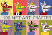 cute doodle art, doodle nft art, line art