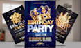 design any party flyers within 6 hours
