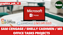 do sam cengage ms office projects excel access powerpoint data entry