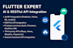 be your flutter API integration developer for android and ios apps