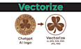 vectorise your chatgpt ai generated logo or image