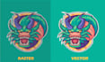 manually vector tracing, convert or trace image, sketch to vector