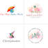 design feminine watercolor logo