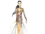 create custom fashion illustration in watercolor style