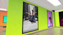 create realistic slideshow video nft promo in 3d art gallery