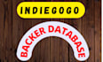 provide 17,000 kickstarter indiegogo super backer leads
