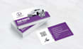 create promotional business card design with print ready files