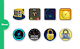 design eye catching and remarkable illustrative app icons