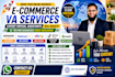 walmart, amazon, ebay virtual assistant for your business VA